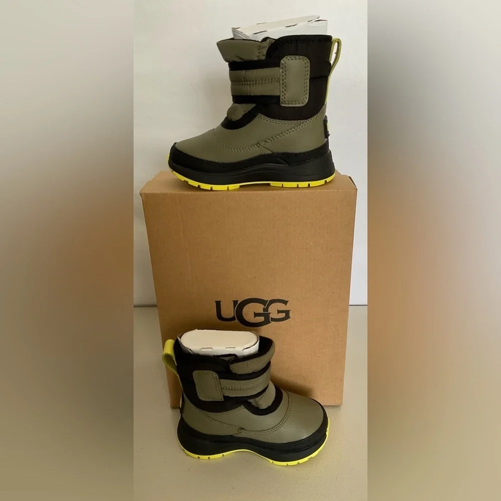 UGG Black and Green Rain & Snow Boots